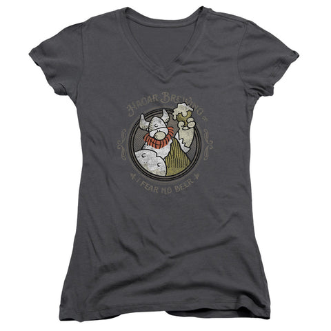 Juniors Sheer Cap Sleeve V-Neck