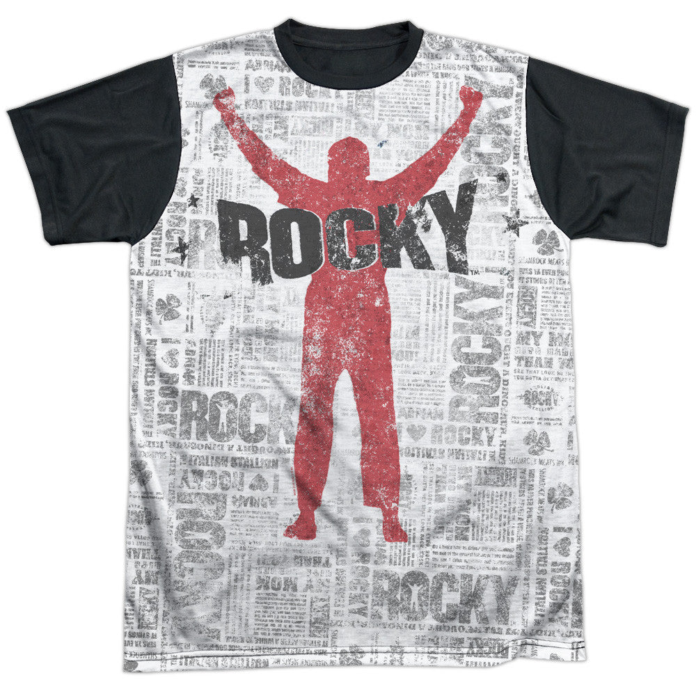 Adult Regular Fit Short Sleeve 100% Poly Black Back