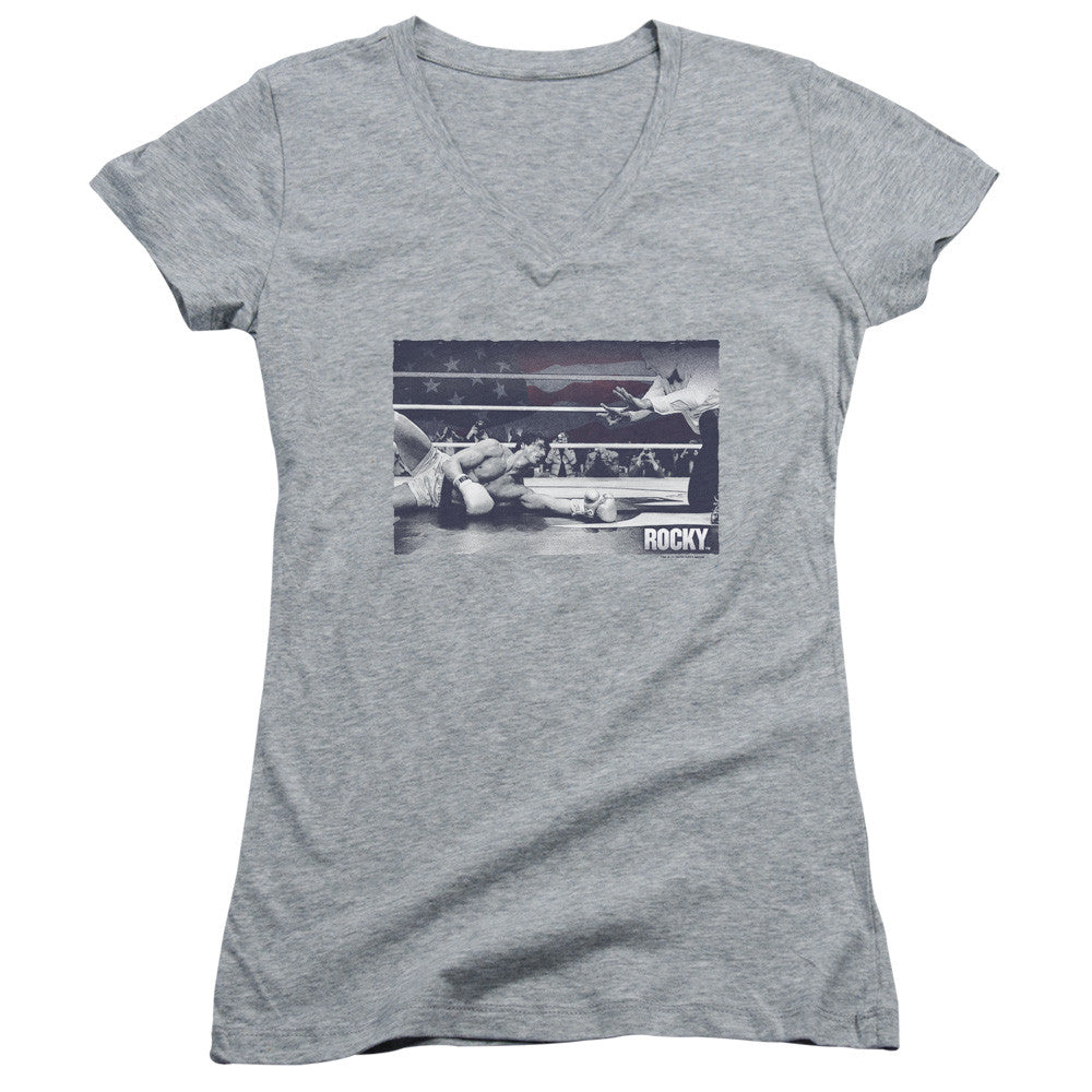 Juniors Sheer Cap Sleeve V-Neck