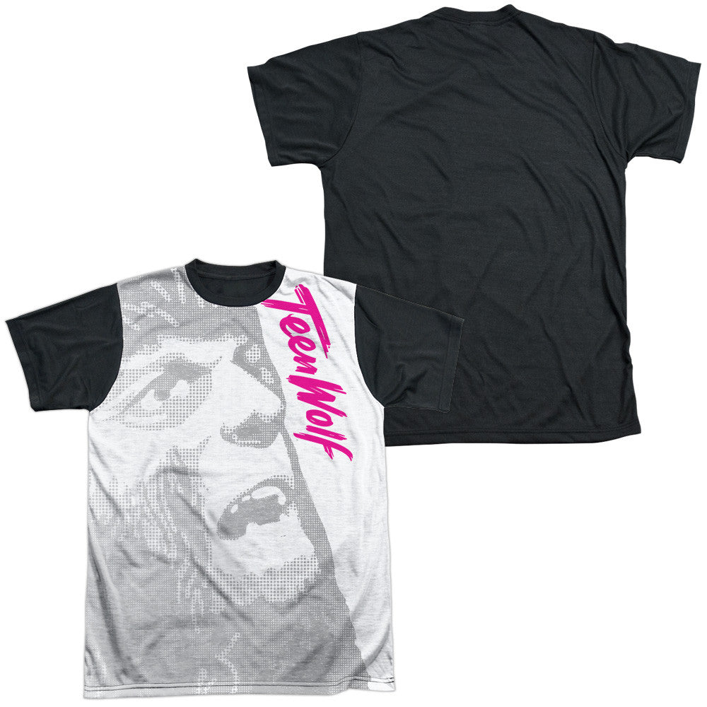 Adult Regular Fit Short Sleeve 100% Poly Black Back