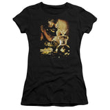 Juniors Sheer Cap Sleeve