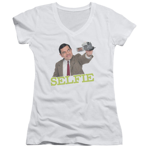 Juniors Sheer Cap Sleeve V-Neck