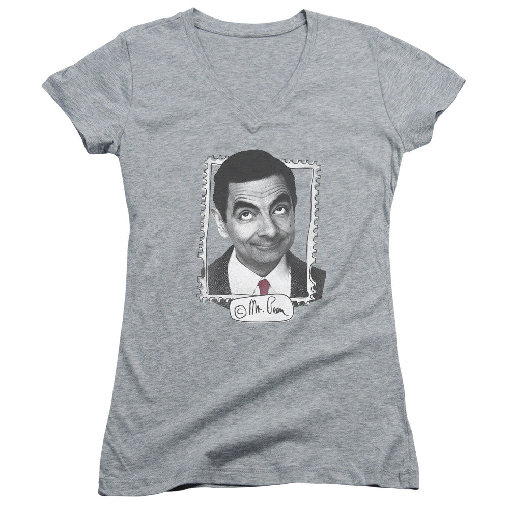 Juniors Sheer Cap Sleeve V-Neck