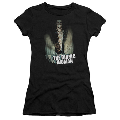 Juniors Sheer Cap Sleeve