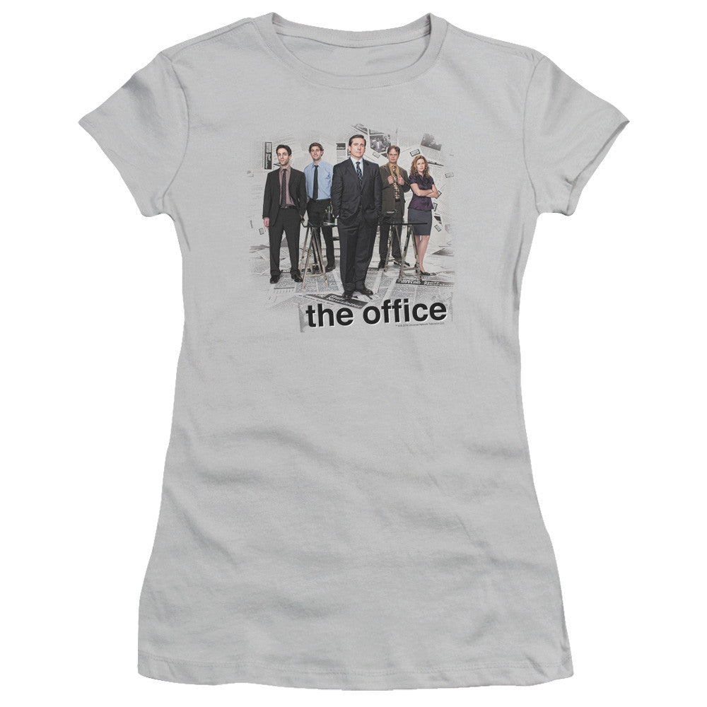 Juniors Sheer Cap Sleeve