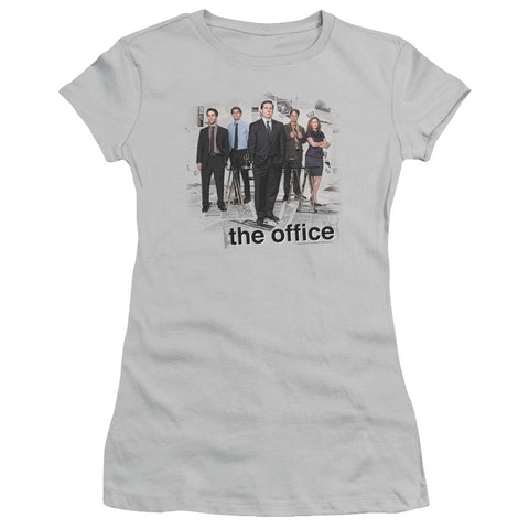 Juniors Sheer Cap Sleeve