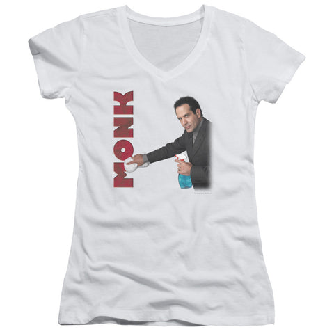 Juniors Sheer Cap Sleeve V-Neck