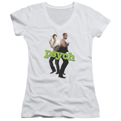 Juniors Sheer Cap Sleeve V-Neck