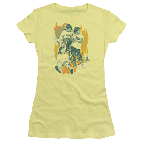 Juniors Sheer Cap Sleeve