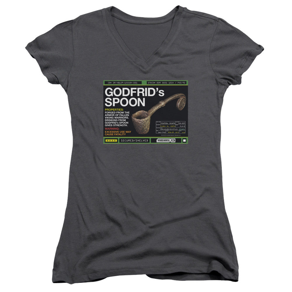 Juniors Sheer Cap Sleeve V-Neck