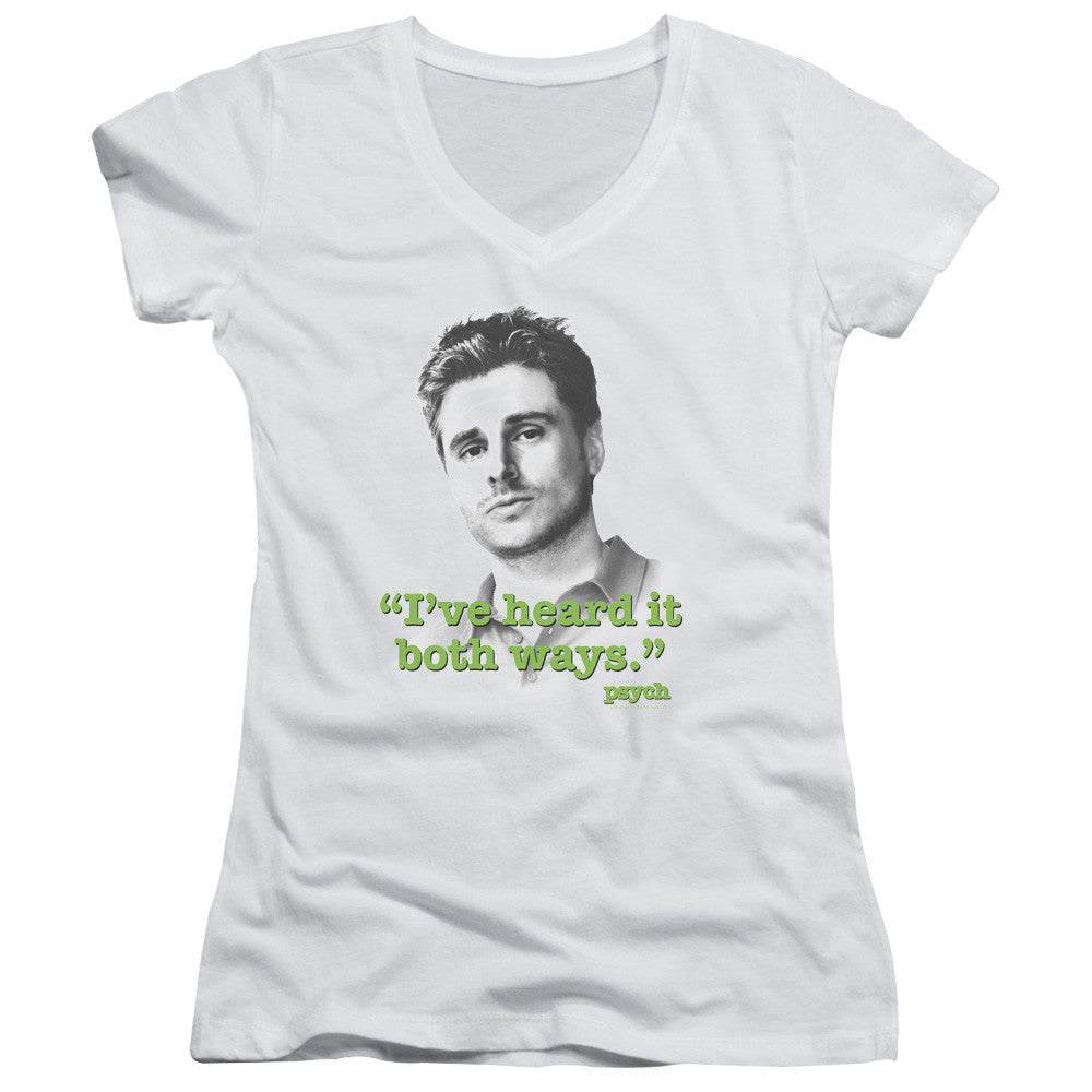 Juniors Sheer Cap Sleeve V-Neck