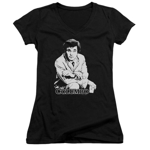 Juniors Sheer Cap Sleeve V-Neck