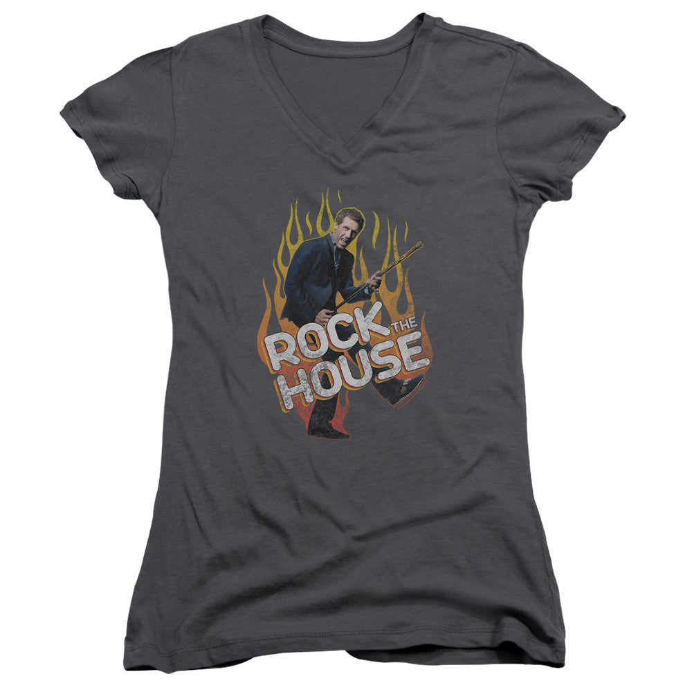 Juniors Sheer Cap Sleeve V-Neck