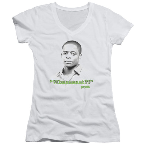 Juniors Sheer Cap Sleeve V-Neck