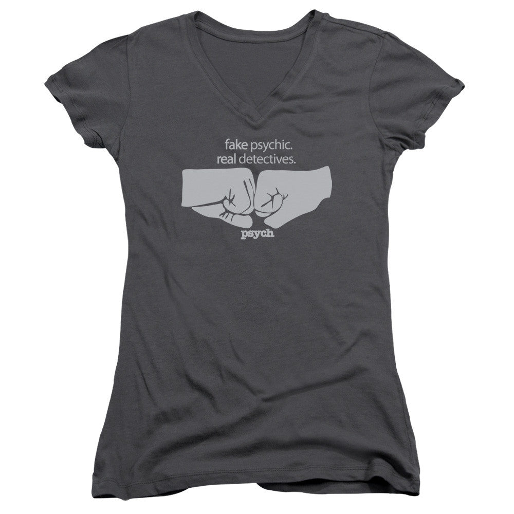 Juniors Sheer Cap Sleeve V-Neck