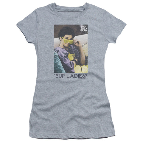 Juniors Sheer Cap Sleeve