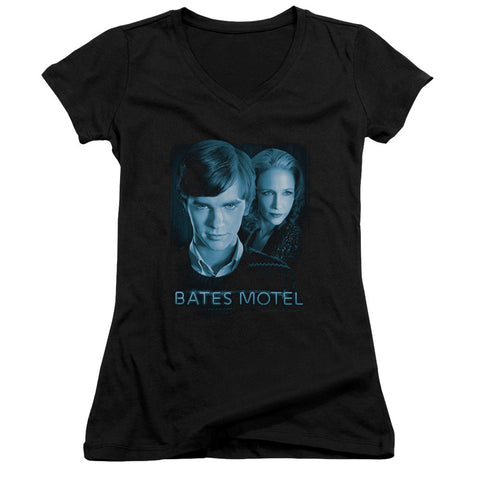 Juniors Sheer Cap Sleeve V-Neck