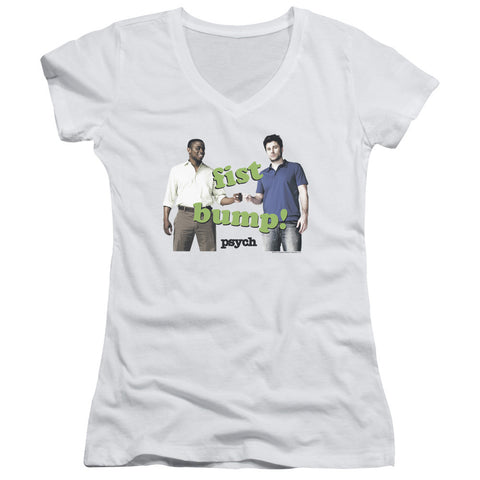 Juniors Sheer Cap Sleeve V-Neck