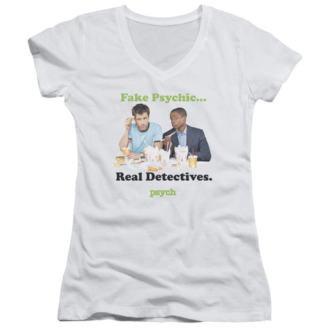 Juniors Sheer Cap Sleeve V-Neck