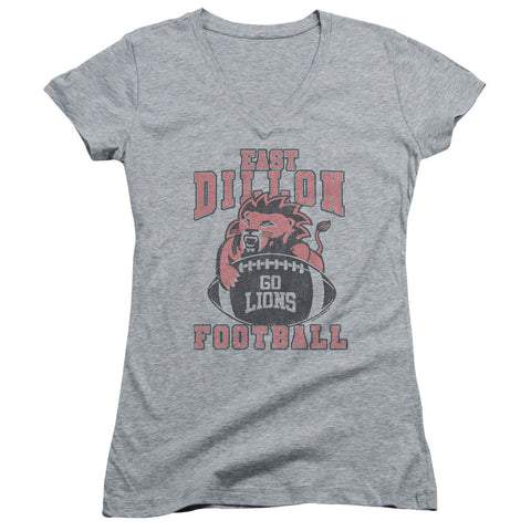 Juniors Sheer Cap Sleeve V-Neck