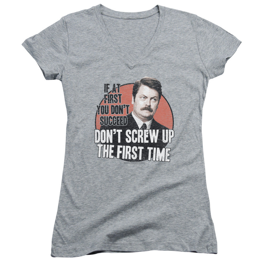 Juniors Sheer Cap Sleeve V-Neck