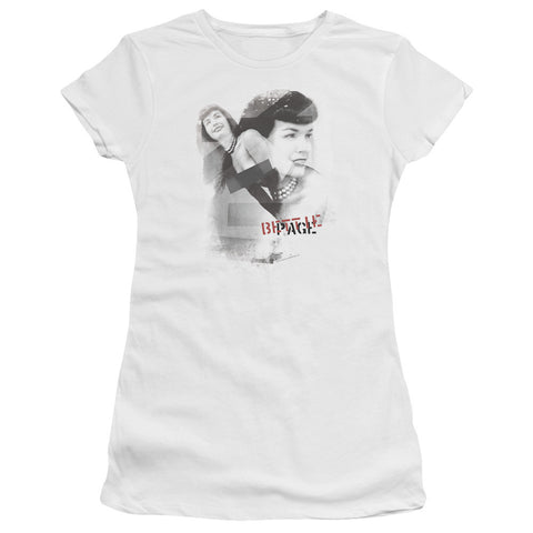 Juniors Sheer Cap Sleeve