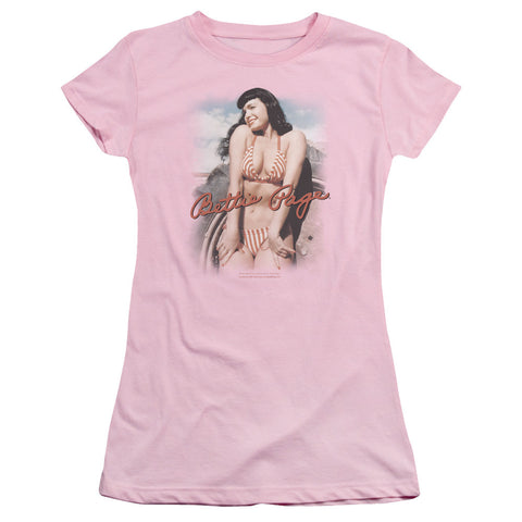 Juniors Sheer Cap Sleeve