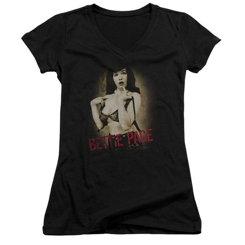 Juniors Sheer Cap Sleeve V-Neck