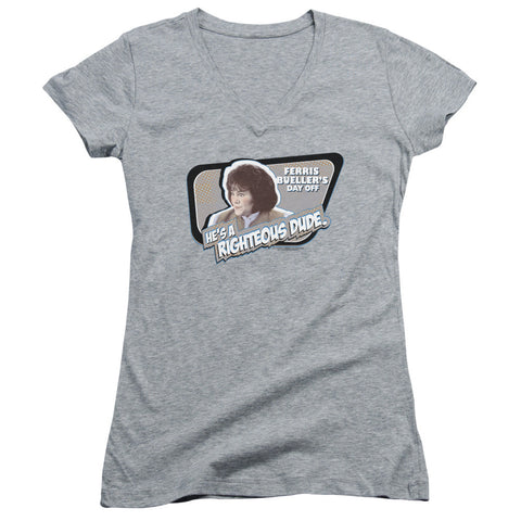 Juniors Sheer Cap Sleeve V-Neck