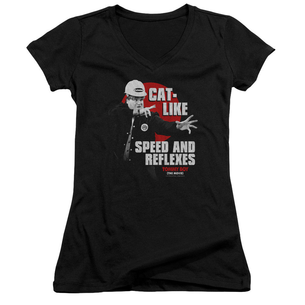 Juniors Sheer Cap Sleeve V-Neck