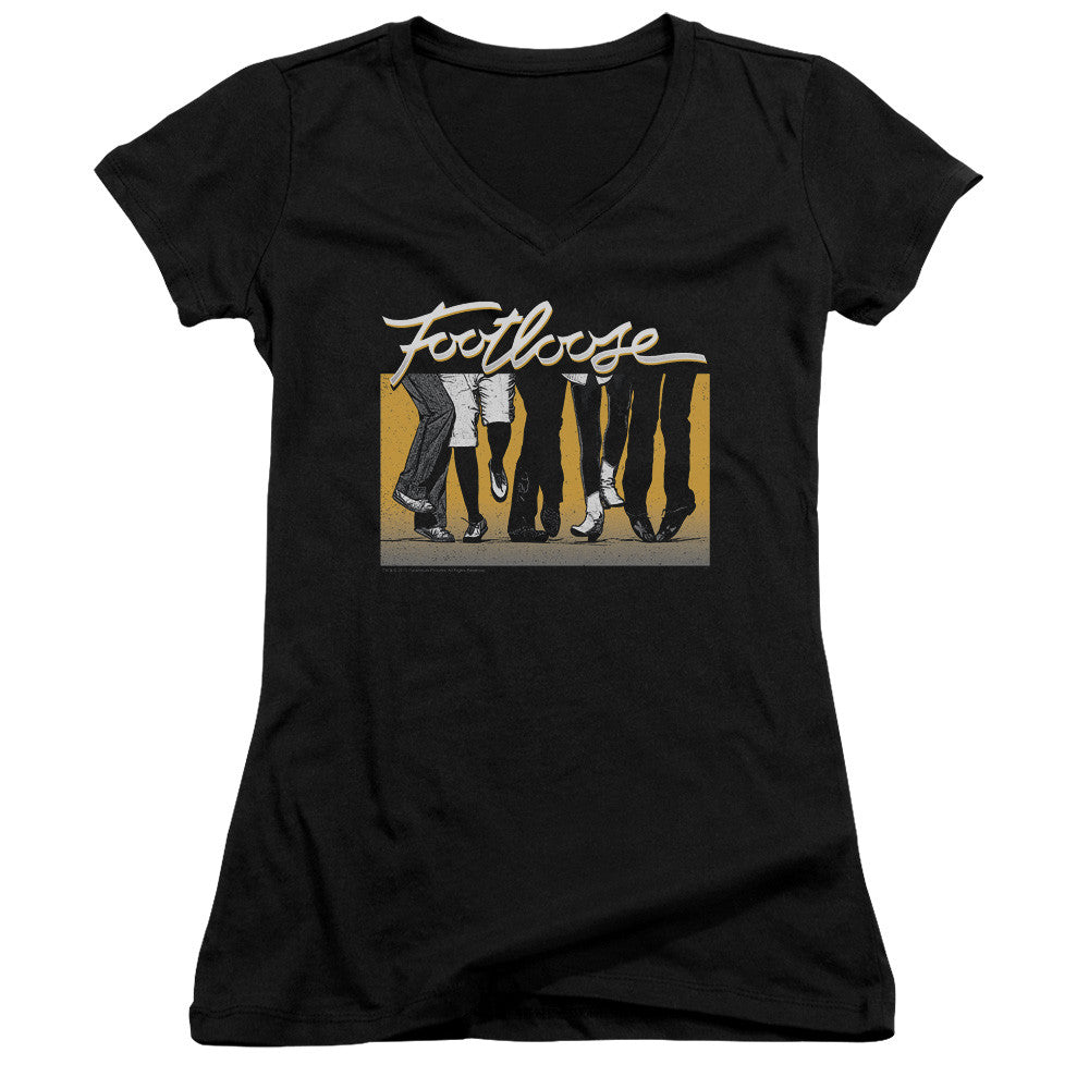 Juniors Sheer Cap Sleeve V-Neck