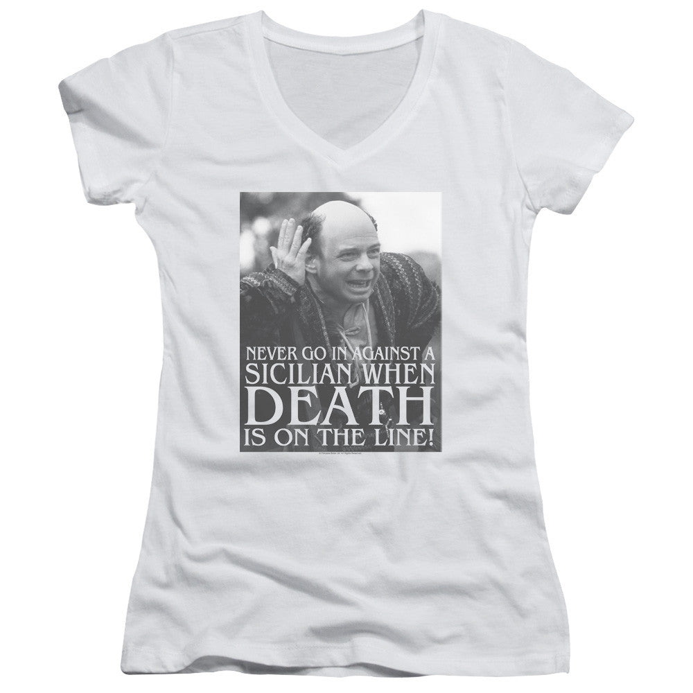 Juniors Sheer Cap Sleeve V-Neck