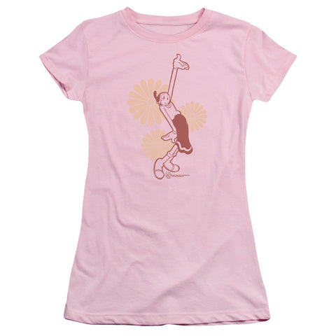 Juniors Sheer Cap Sleeve