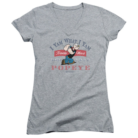 Juniors Sheer Cap Sleeve V-Neck