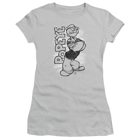 Juniors Sheer Cap Sleeve