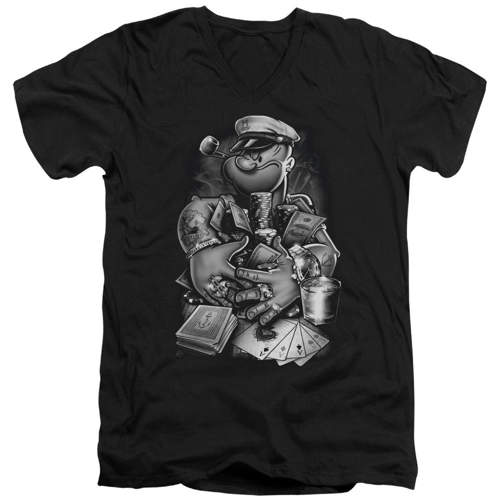Adult Slim Fit V Neck
