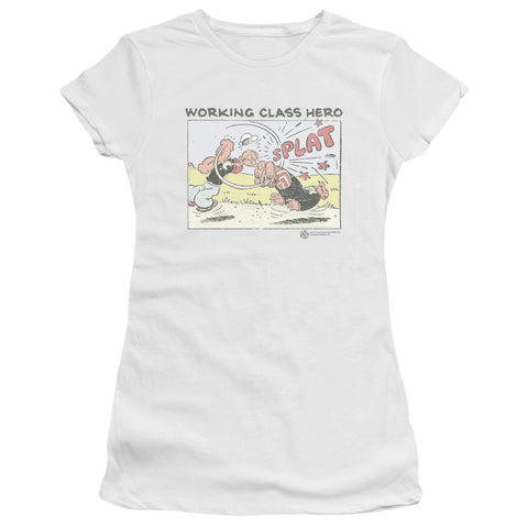 Juniors Sheer Cap Sleeve