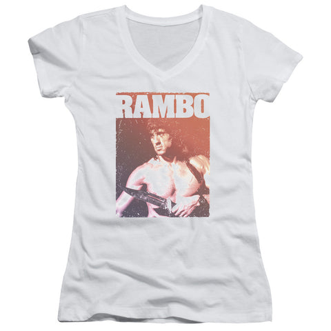 Juniors Sheer Cap Sleeve V-Neck