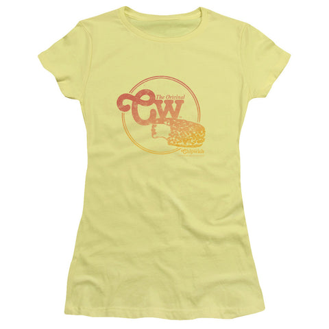 Juniors Sheer Cap Sleeve