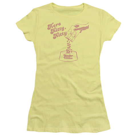 Juniors Sheer Cap Sleeve