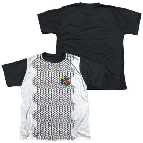 Youth Short Sleeve 100% Poly Black Back