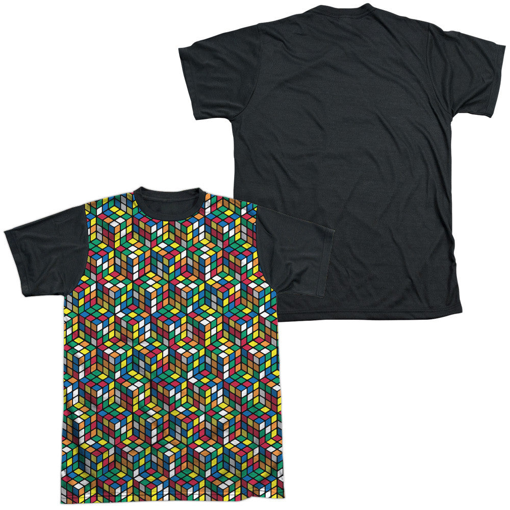 Adult Regular Fit Short Sleeve 100% Poly Black Back
