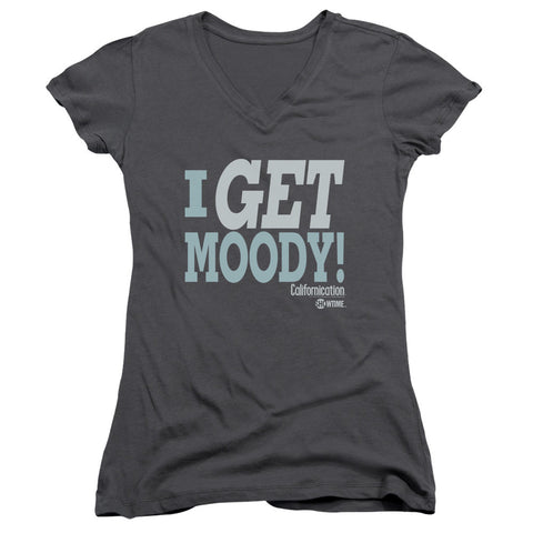 Juniors Sheer Cap Sleeve V-Neck