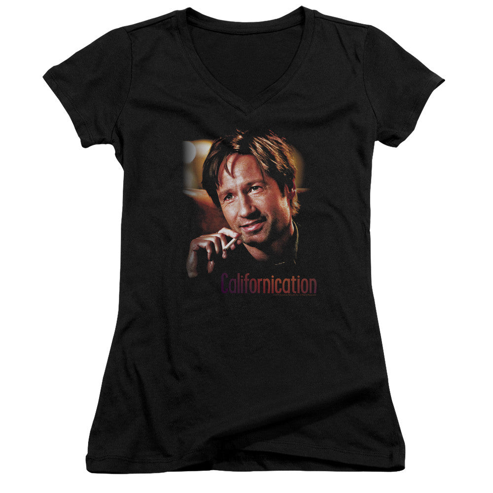 Juniors Sheer Cap Sleeve V-Neck