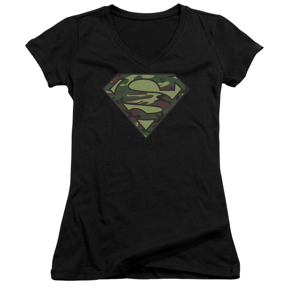 Juniors Sheer Cap Sleeve V-Neck