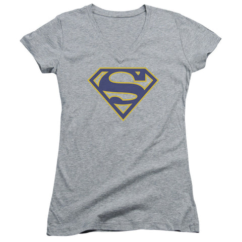 Juniors Sheer Cap Sleeve V-Neck