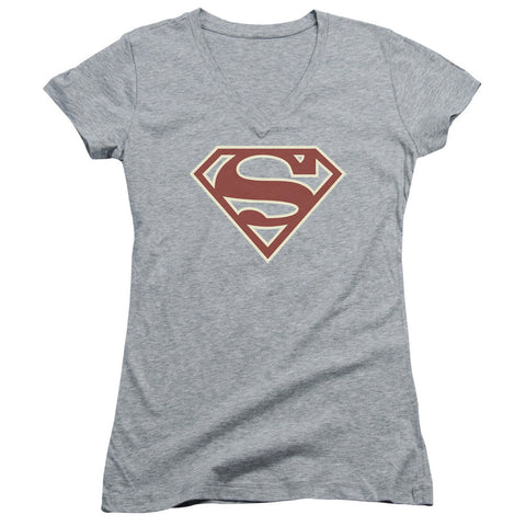Juniors Sheer Cap Sleeve V-Neck