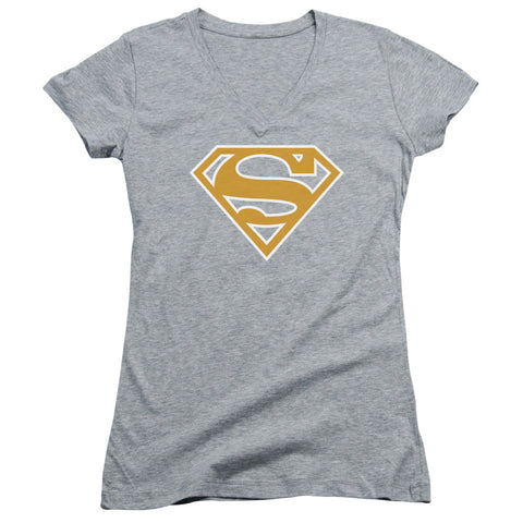 Juniors Sheer Cap Sleeve V-Neck