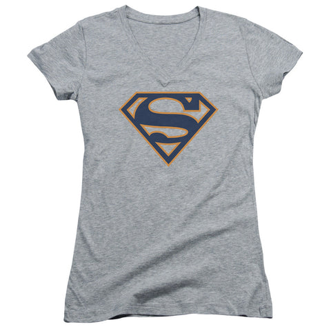 Juniors Sheer Cap Sleeve V-Neck
