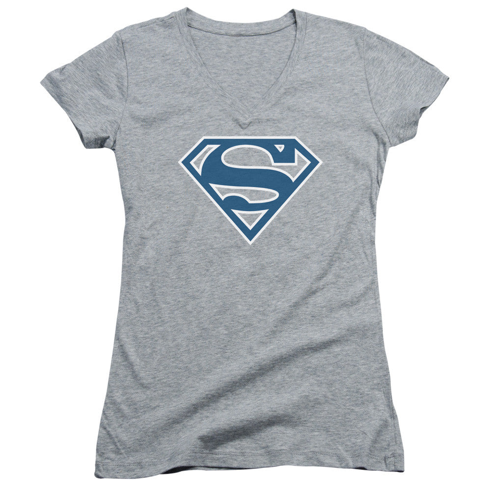 Juniors Sheer Cap Sleeve V-Neck